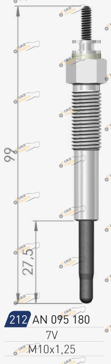 Свеча накаливания A-N PARTS 095 180